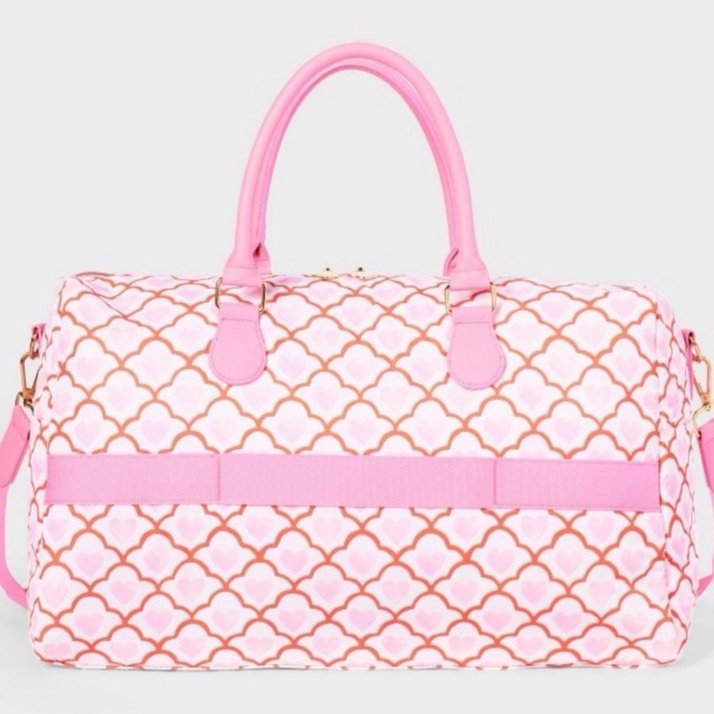 NWT ROLLER RABBIT x Target Pink Patterned Travel Duffel Bag